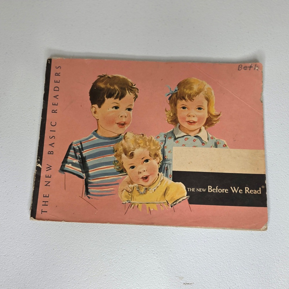 Vintage 1951 Scott Foresman The New Before We Read Kids Primer Book
